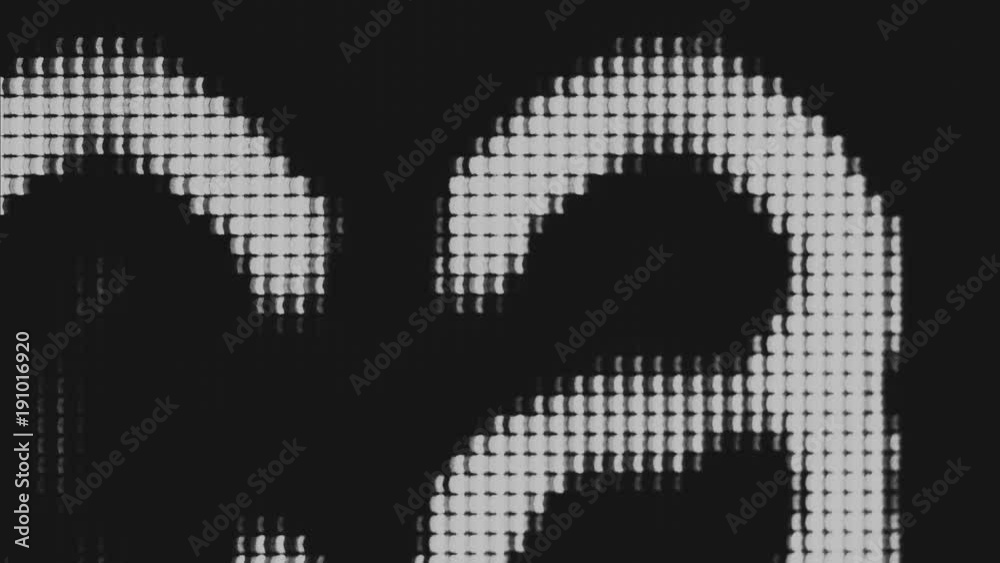 tv screen in macro view. screen pixels - animation loop. tv screen in macro view. screen pixels - animation loop.