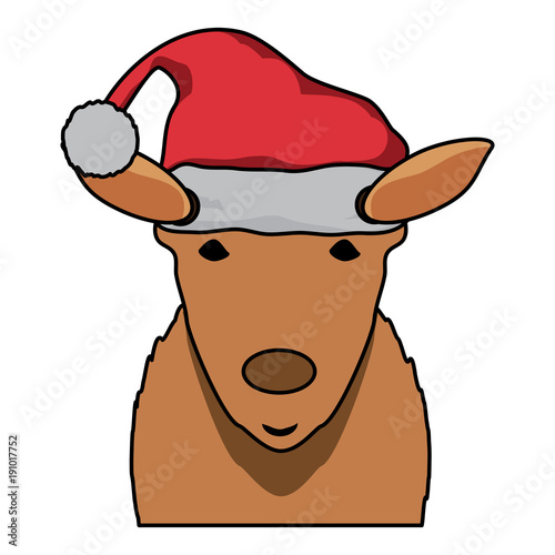 Cartoon deer icon