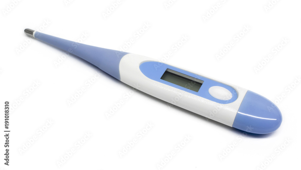 Digital electronic thermometer isolated on white Digital electronic thermometer isolated on white