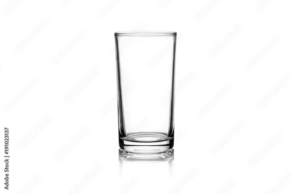 Empty glass isolated on white background Empty glass isolated on white background