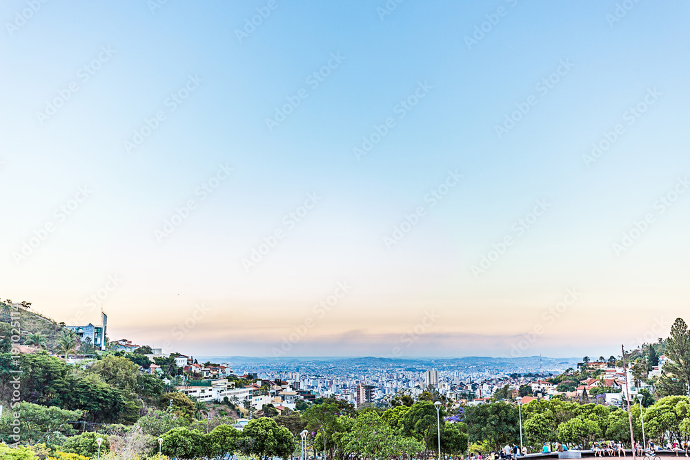 Belo Horizonte, Minas Gerais, Brazil. View from Popes Square