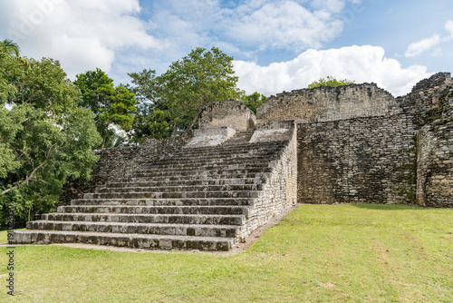 Kohunlich ist ein archäologischer Fundplatz der Maya aus dem präkolumbischen Mesoamerika photo