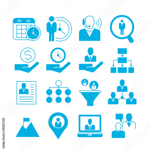business management icons