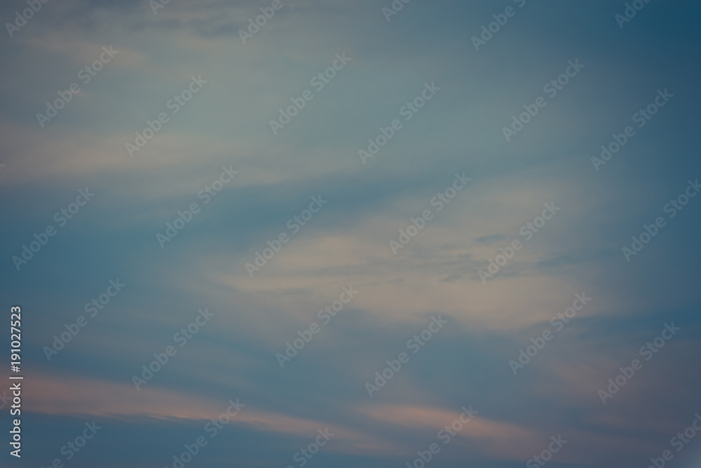 Abstract cloud sky celestial landscape background. Vintage photo toning