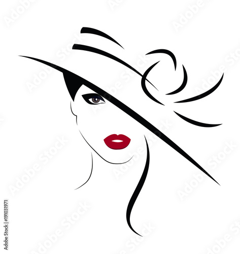Beautiful Woman in hat.