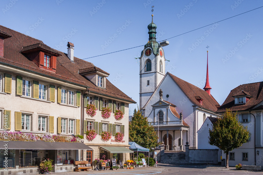 Obraz premium Beromünster, Sursee, Lucerne, Switzerland