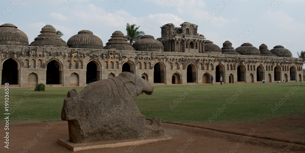 Hampi, ancient village in the south Indian state of Karnataka