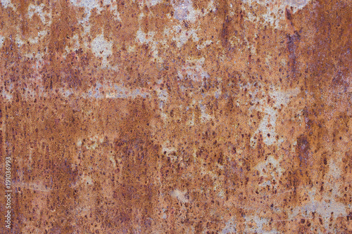 .Texture of rusty red iron