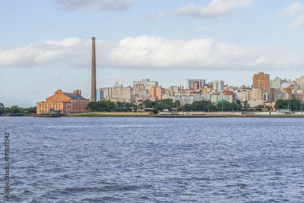 Gasometro and Guaiba Lake, Porto Alegre Gasometro and Guaiba Lake, Porto Alegre