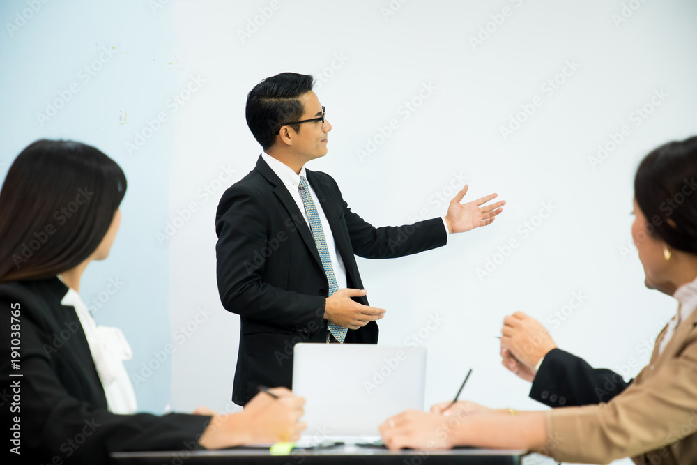 business people having a conference in the meeting room business people having a conference in the meeting room