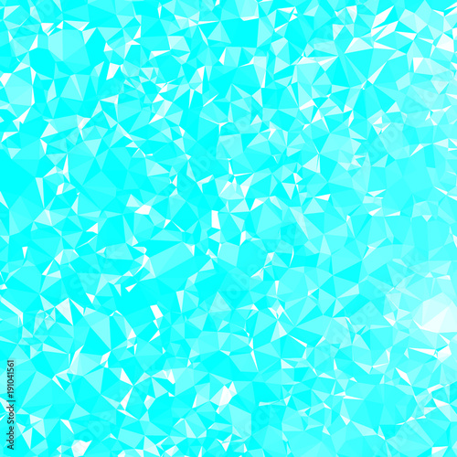 Turquoise Abstract Polygon Background