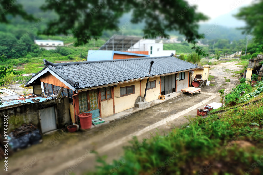 Rural Village Landscape, Hapcheon-gun, Gyeongsangnam-do, Korea. Rural Village Landscape, Hapcheon-gun, Gyeongsangnam-do, Korea.