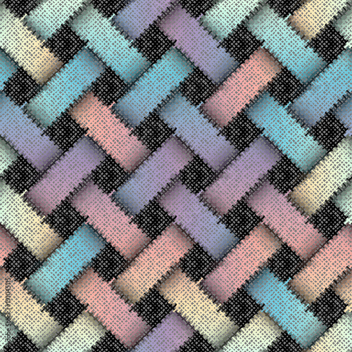 Seamless background pattern. Imitation of a texture of rough canvas painted.