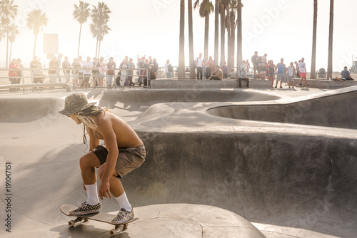 skate park in Venice Beach(Los Angeles)