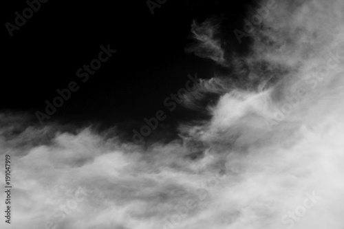 Clouds over black. © krsprs