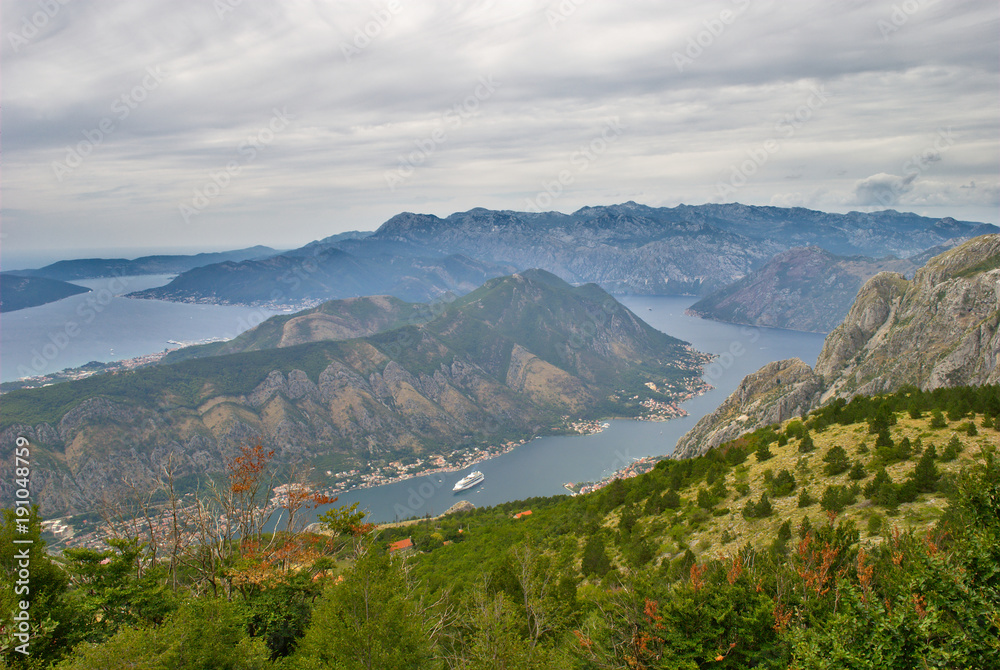 Bay of Kotor - an amazing view from high above