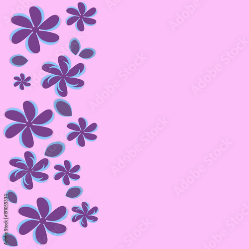 vector illustration floral background 