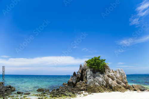 Landscape view of the Andaman Sea in Thailand .