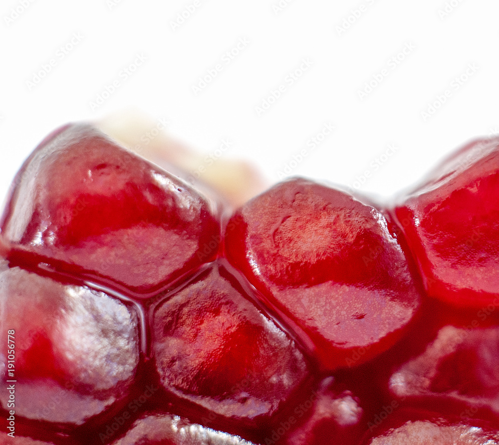 pomegranate isolated on white background pomegranate isolated on white background
