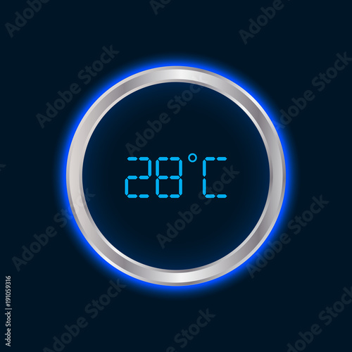 special modern wall digital thermometer