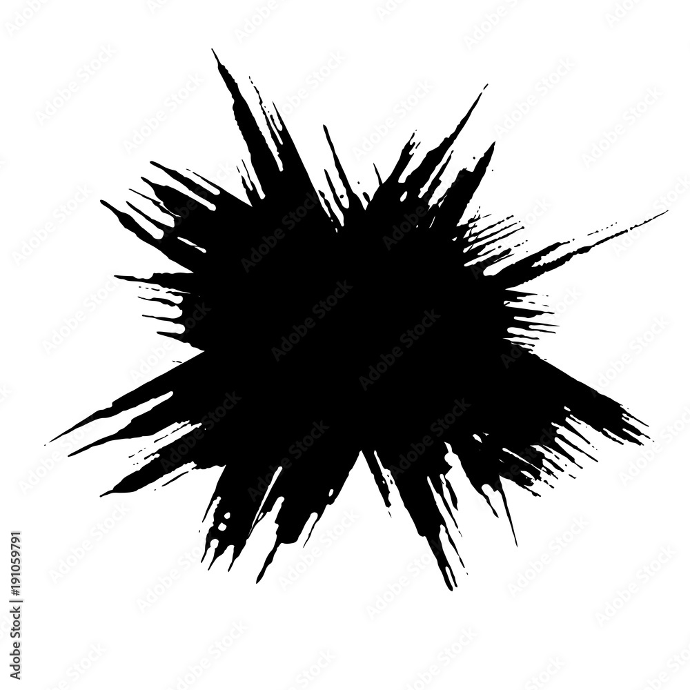 Ink vector dry brush stroke. Vector illustration. Grunge hand drawn watercolor texture. Space for text. Ink vector dry brush stroke. Vector illustration. Grunge hand drawn watercolor texture. Space for text.