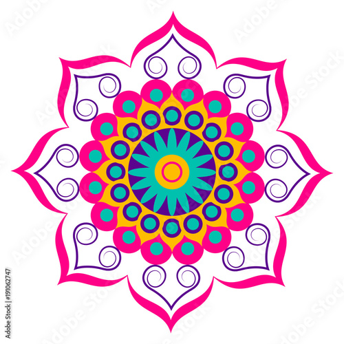 Fotografie Decorative colored mandala
