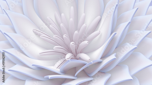 Piękne tło z kwiatami. ilustracja 3d, renderowanie 3d.