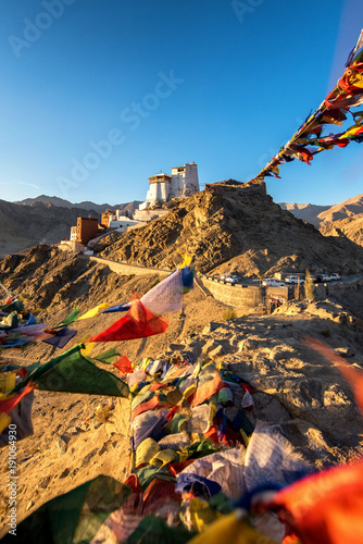 Namgyal Tsemo Gompa in Leh, Ladakh, India. photo