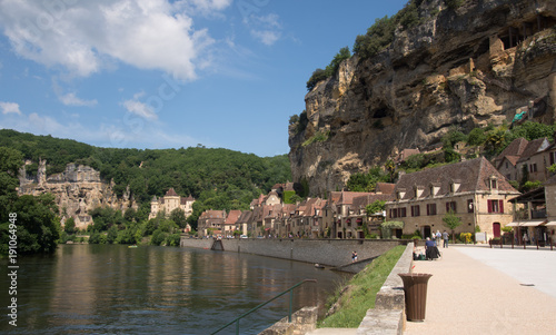 The Dordogne River and the ancient village of La Roque Gageac