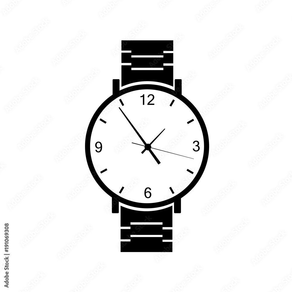 Icon of the wrist classic man's mechanical watch with a bracelet. Icon of the wrist classic man's mechanical watch with a bracelet.