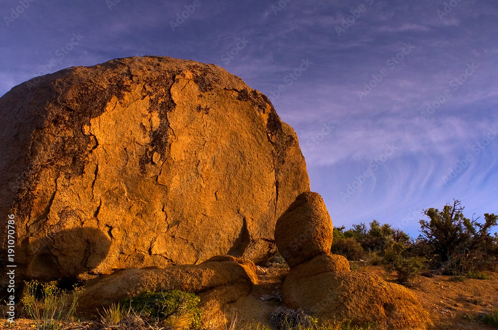Sandstone Formations - The Buttermilk - Bishop CA