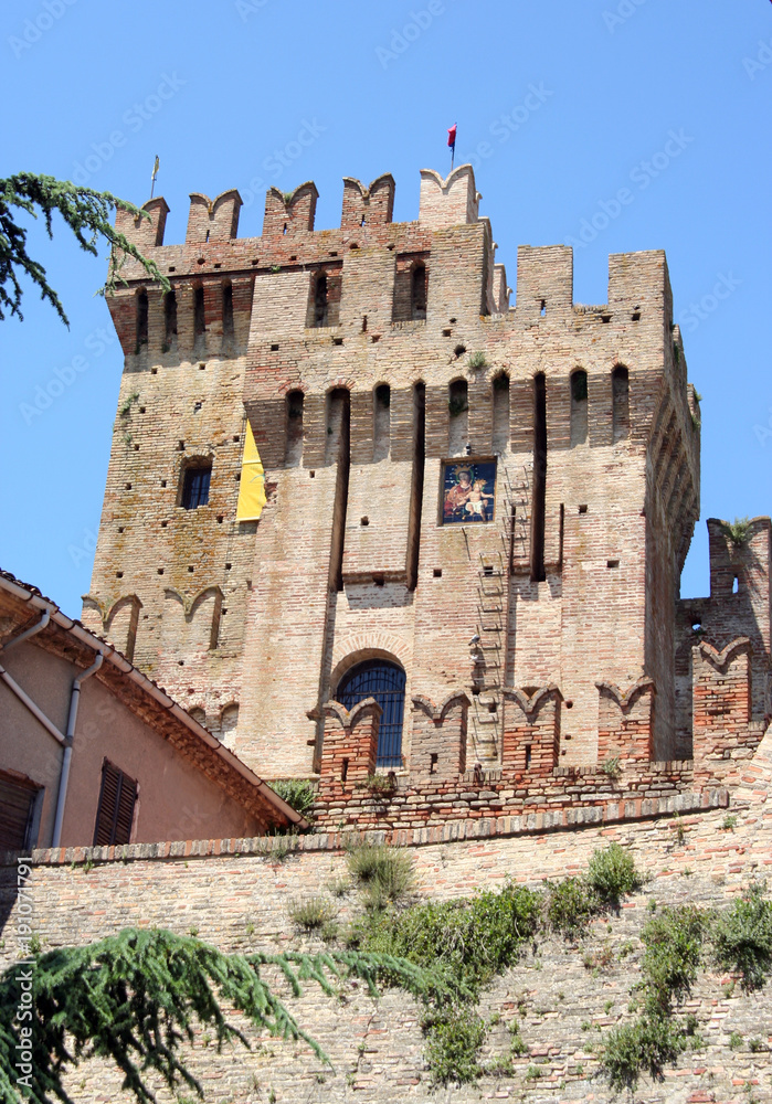 Castle near Ancona, Marche, Italy
