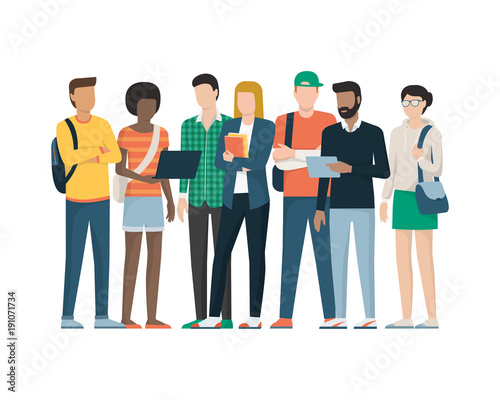 Group of students