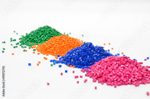 polypropylene masterbatch plastic colorful granules photo
