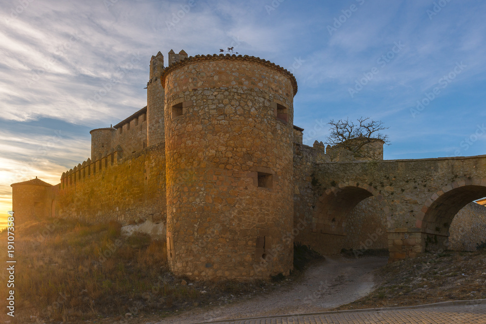 Almenar Castle, Soria Province, Castile and Leon, Spain