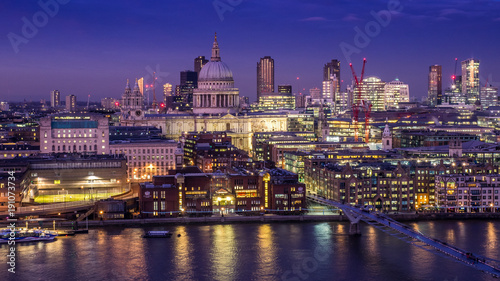 St Pauls and the London skyline