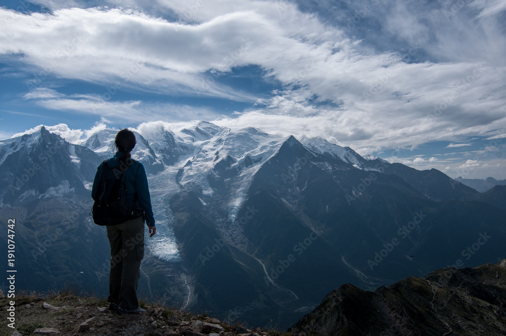 Vistas Mont Blanc alpes