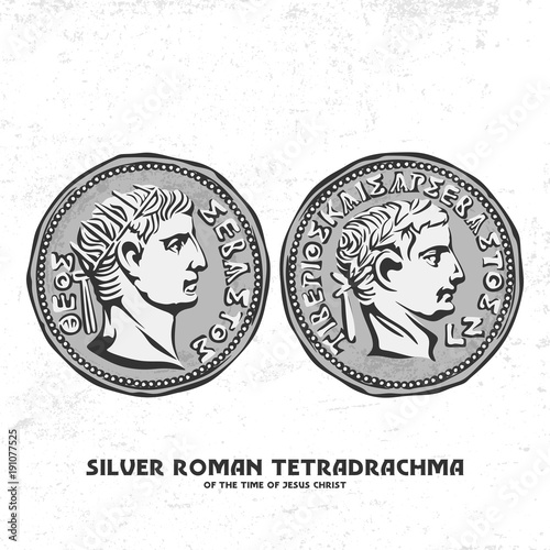 Fototapeta Ancient coin