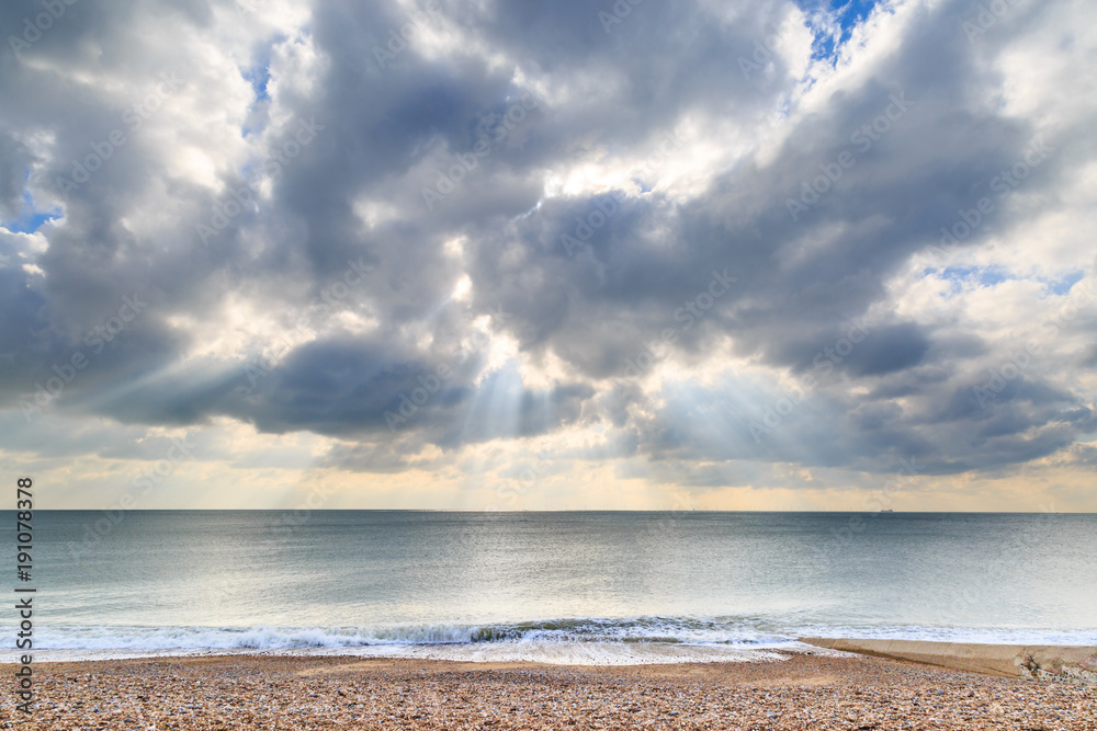 Sunbeams and Sea