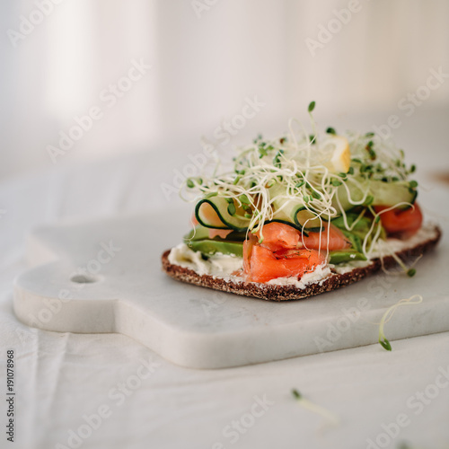 Traditional Danish lunch