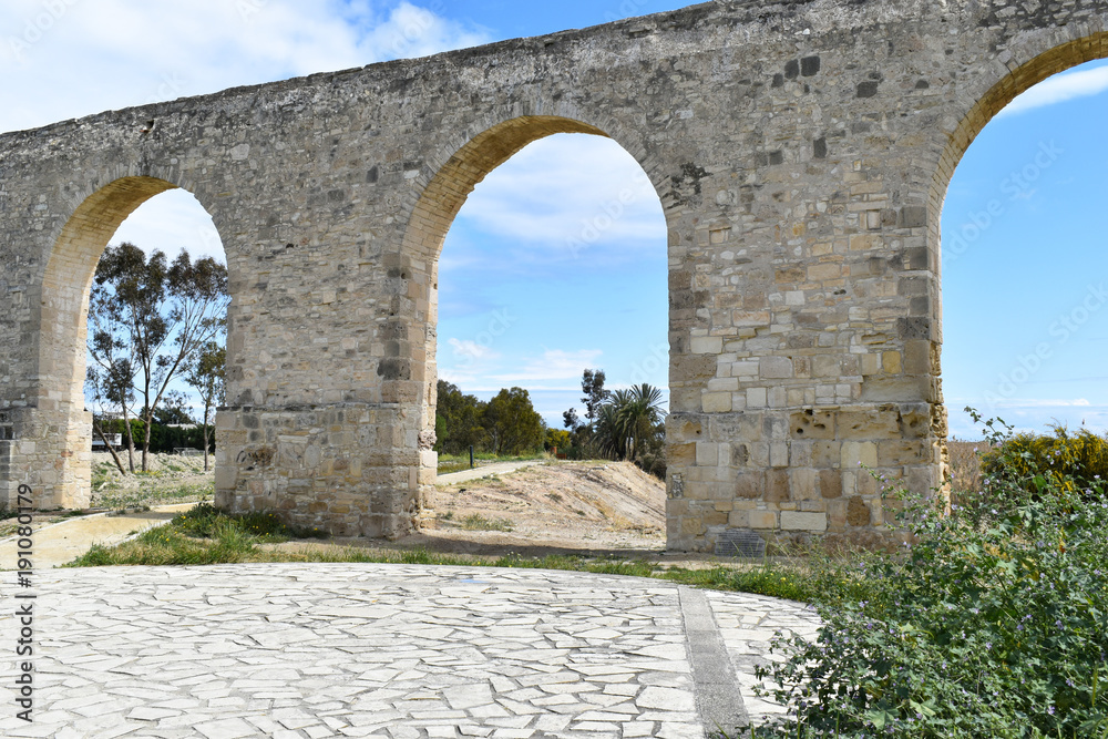 Kamares Old Aqueduct in Larnaca