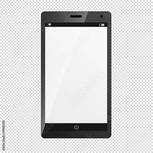 Mobile Device Smartphone - Isolated On Transparent Background