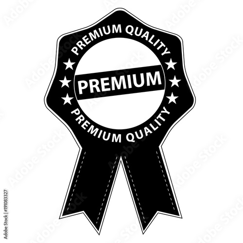 Premium Siegel mit Sternen - Vektor Illustration