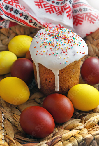 Celebratory sweet Easter bread