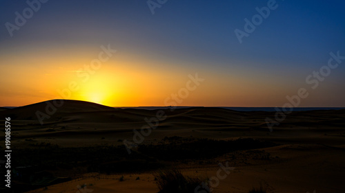 Wschód słońca na Wydmach Erg Chebbi, Sahara, Maroko © TOP67