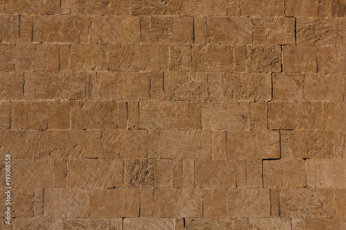 Ancient arabic brick wall