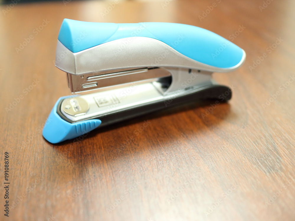 color office stapler on the table color office stapler on the table