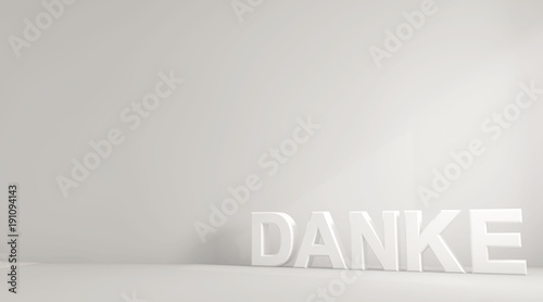 Danke, weiß
