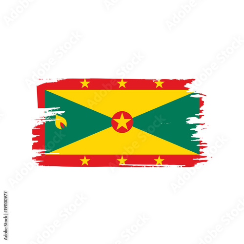 Grenada flag, vector illustration Free Download Grenada flag, vector illustration - GFXLoad