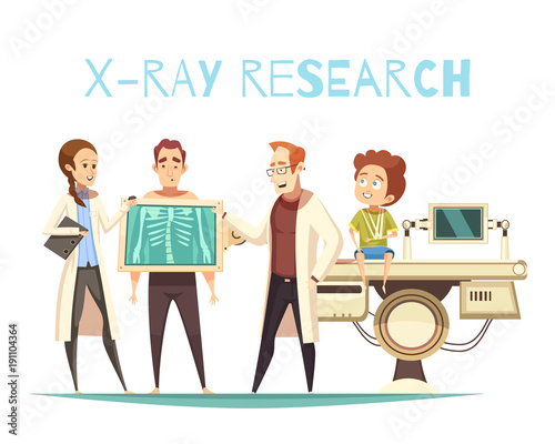 Orthopedist Physician Doctor Cartoon Illustration 